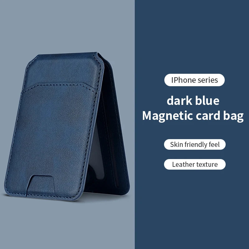 Magnetic Leather MagSafe Card Holder